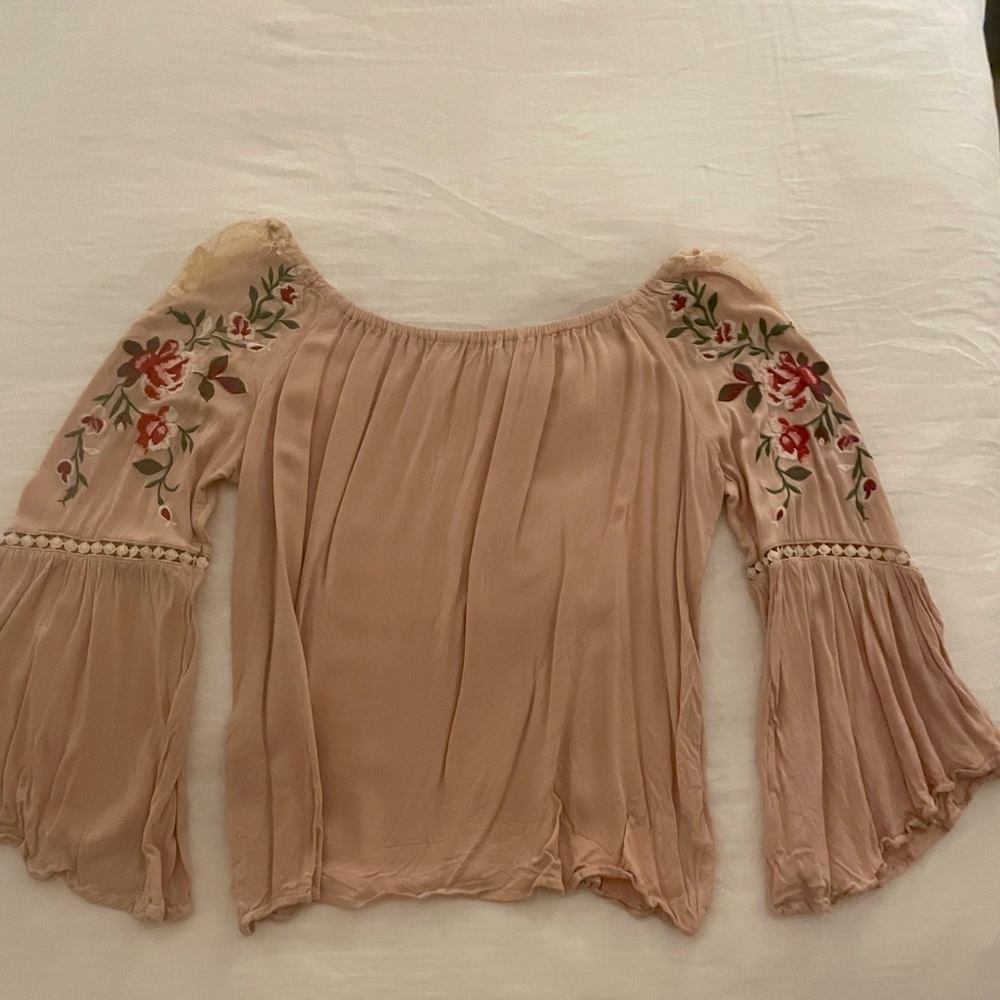 UMGEE off the shoulder blouse BOHO top size medium